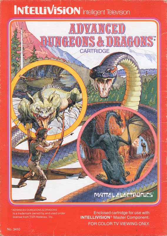 Advanced Dungeons & Dragons Cartridge